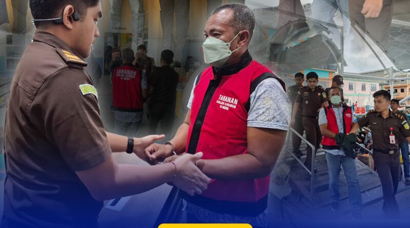 Penetapan dan Penahanan Tersangka Perkara Dugaan Tindak Pidana Korupsi Pengelolaan Keuangan Desa Sanglar Kecamatan Durai TA 2019 s/d 2022